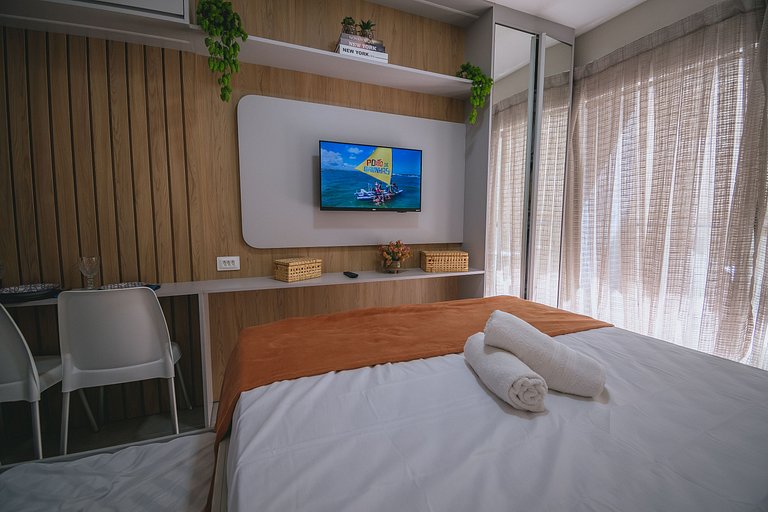 Studio no paraíso a 50m do mar