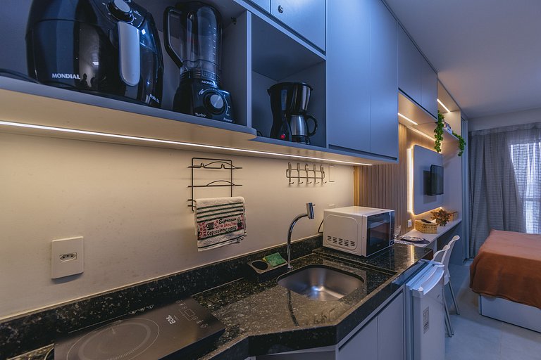 Studio no paraíso a 50m do mar