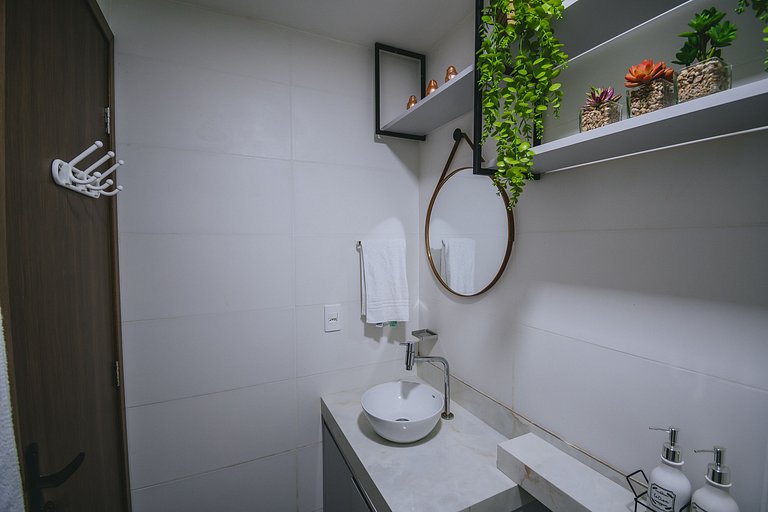 Studio no paraíso a 50m do mar