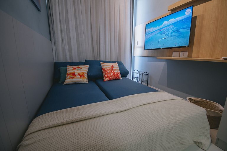 Studio aconchegante c/ restaurante em Muro Alto