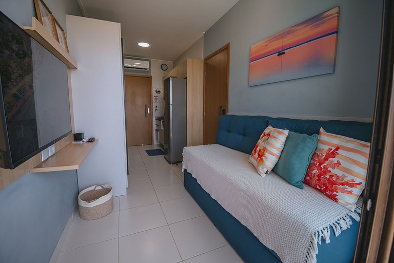 Studio aconchegante c/ restaurante em Muro Alto