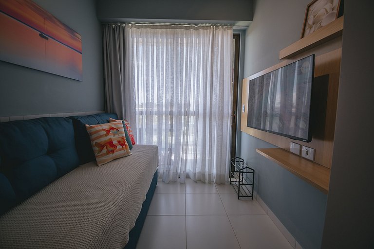 Studio aconchegante c/ restaurante em Muro Alto