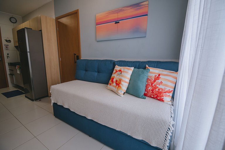 Studio aconchegante c/ restaurante em Muro Alto