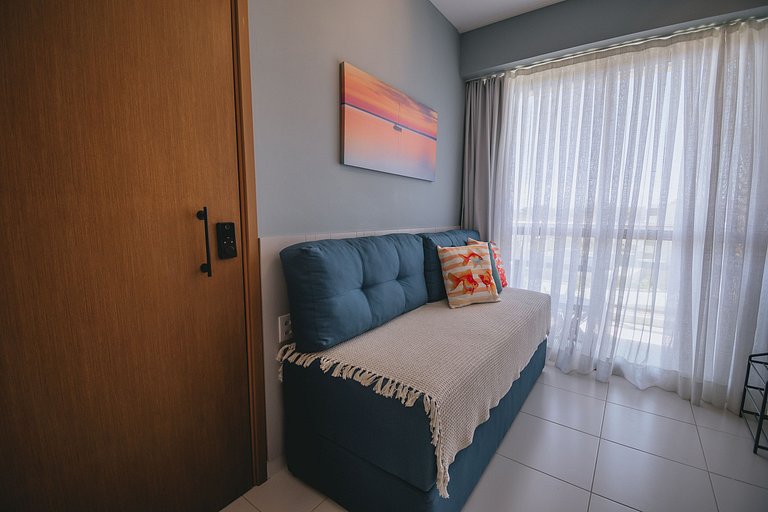 Studio aconchegante c/ restaurante em Muro Alto