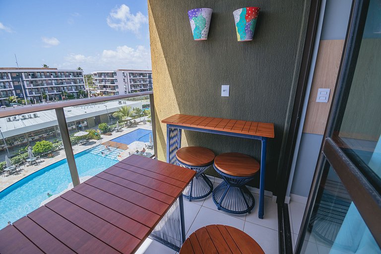 Studio aconchegante c/ restaurante em Muro Alto