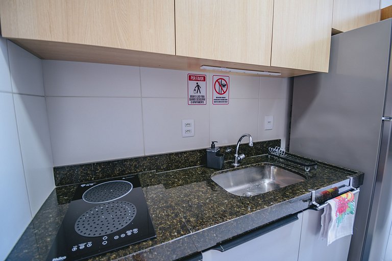 Studio aconchegante c/ restaurante em Muro Alto