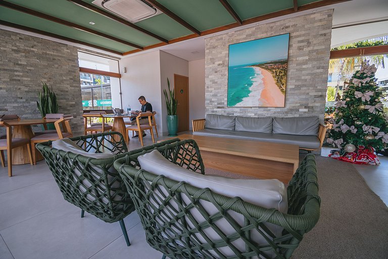 Studio aconchegante c/ restaurante em Muro Alto