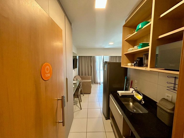 Studio no paraíso a 150m do mar