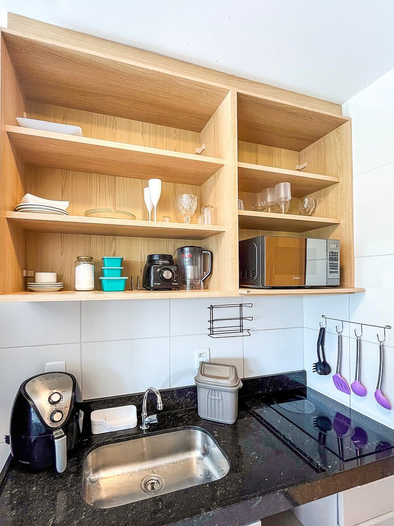 Studio no paraíso a 150m do mar