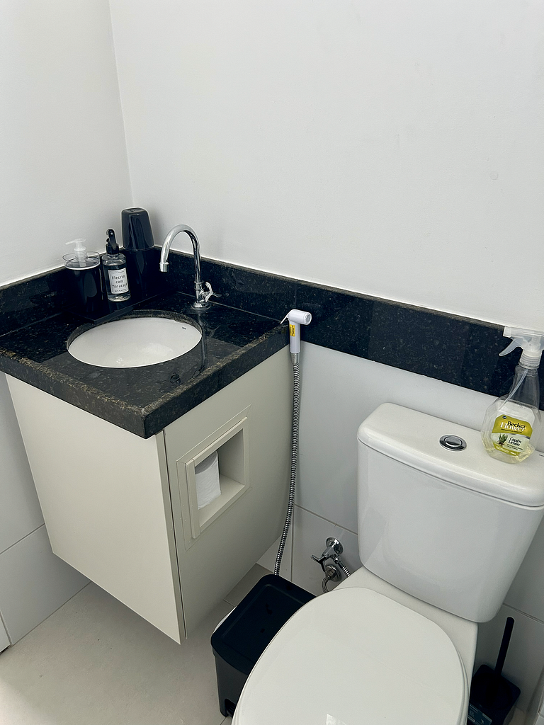 Studio a 200m do mar com infraestrutura completa