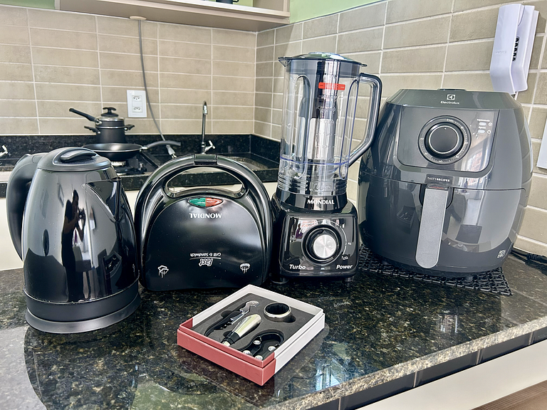 Studio a 200m do mar com infraestrutura completa