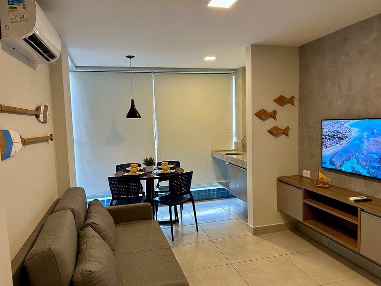 Flat Porto Galinhas 80m das Piscinas naturais