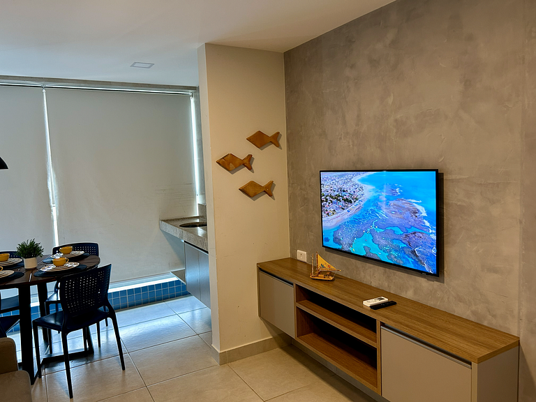 Flat Porto Galinhas 80m das Piscinas naturais