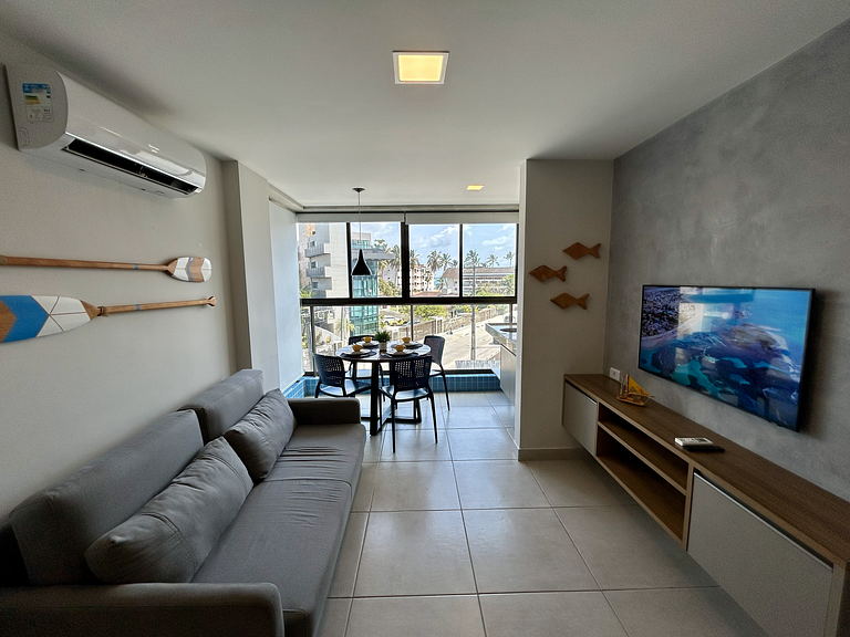 Flat Porto Galinhas 80m das Piscinas naturais