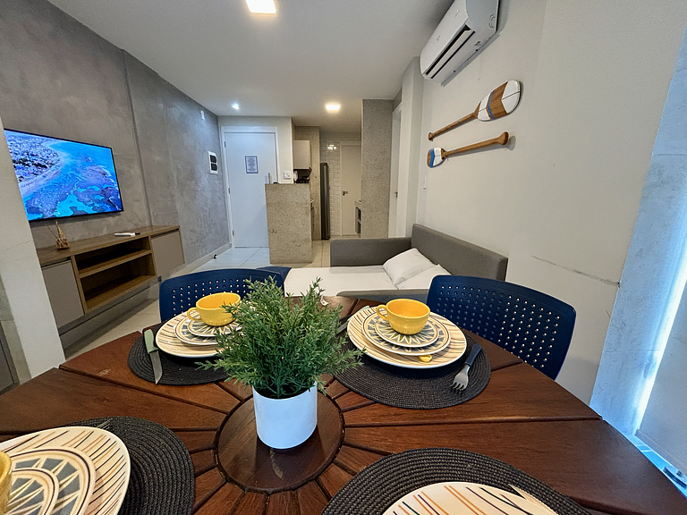 Flat Porto Galinhas 80m das Piscinas naturais