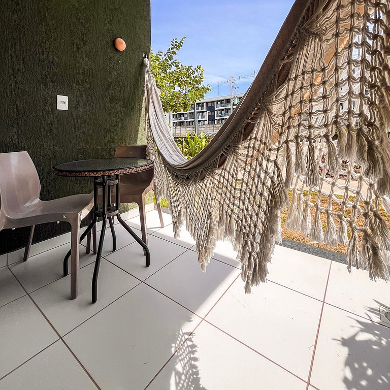 Studio de luxo no melhor da Praia de Muro Alto