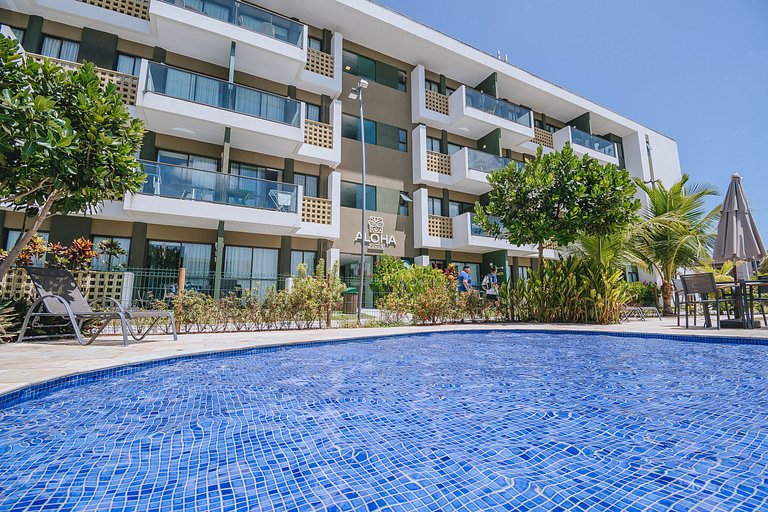 Studio de luxo no melhor da Praia de Muro Alto