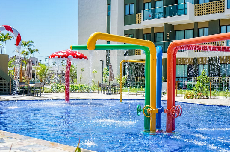 Studio de luxo no melhor da Praia de Muro Alto