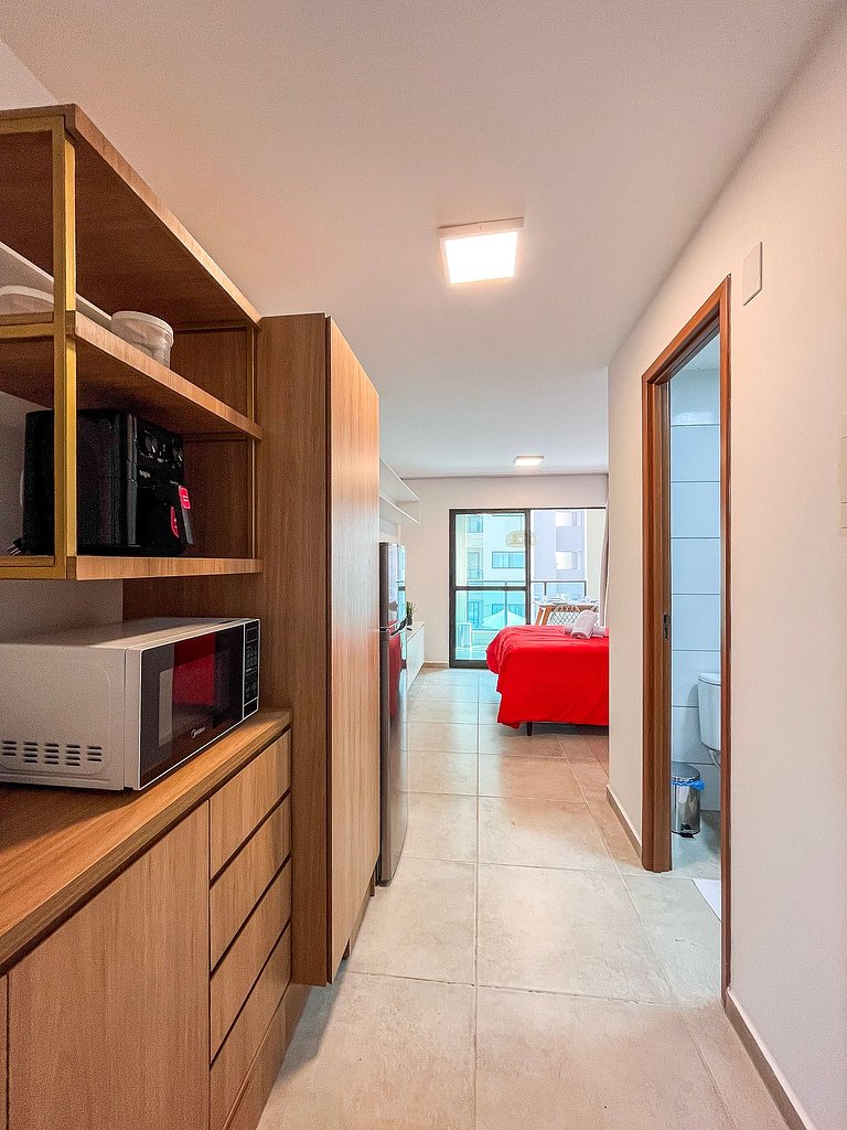 Studio aconchegante no melhor de Carneiros