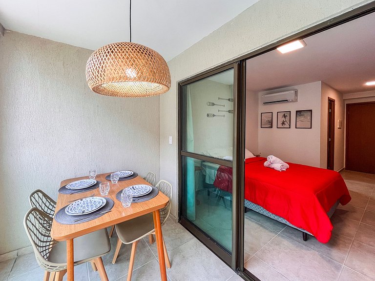 Studio aconchegante no melhor de Carneiros