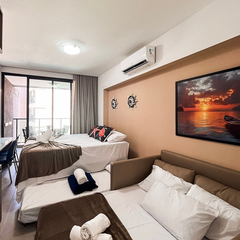 Pé na areia no melhor da Praia dos Carneiros