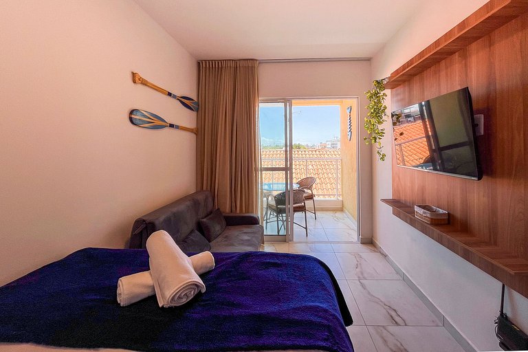 Studio confortável no centro de Porto de Galinhas