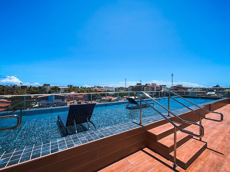 Studio confortável no centro de Porto de Galinhas
