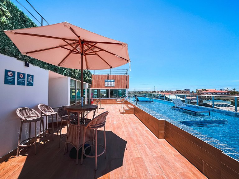 Studio confortável no centro de Porto de Galinhas