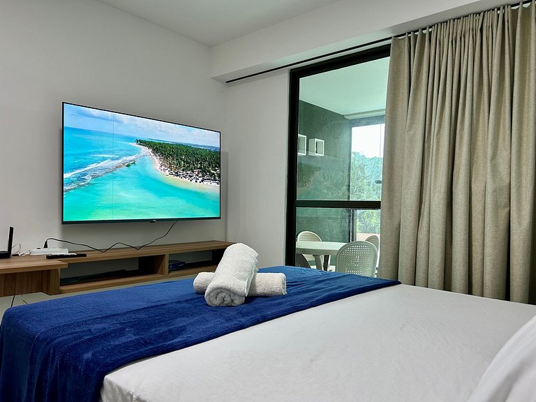 Studio de luxo beira-mar na Praia dos Carneiros