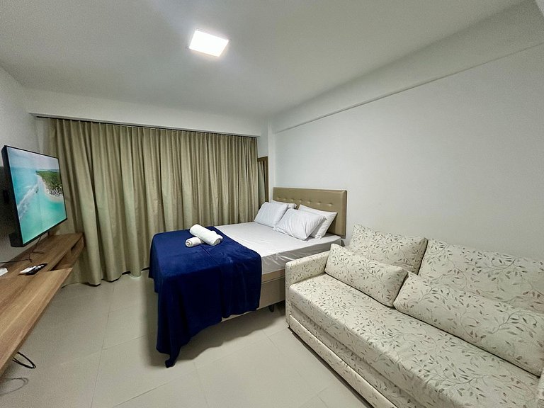 Studio de luxo beira-mar na Praia dos Carneiros