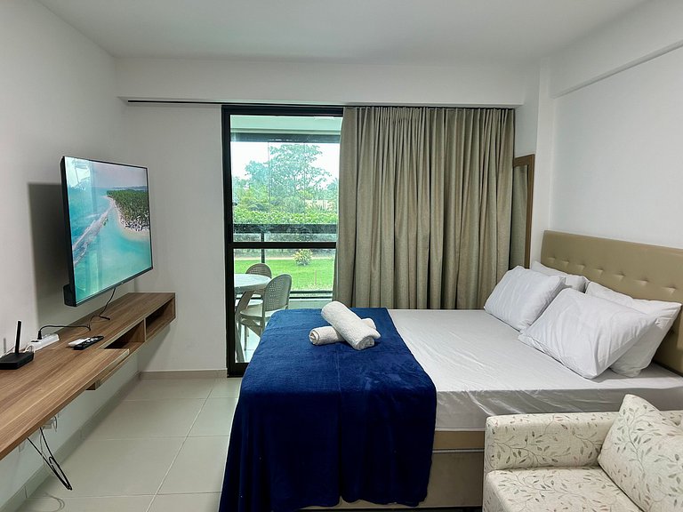 Estúdio de luxo na Praia dos Carneiros