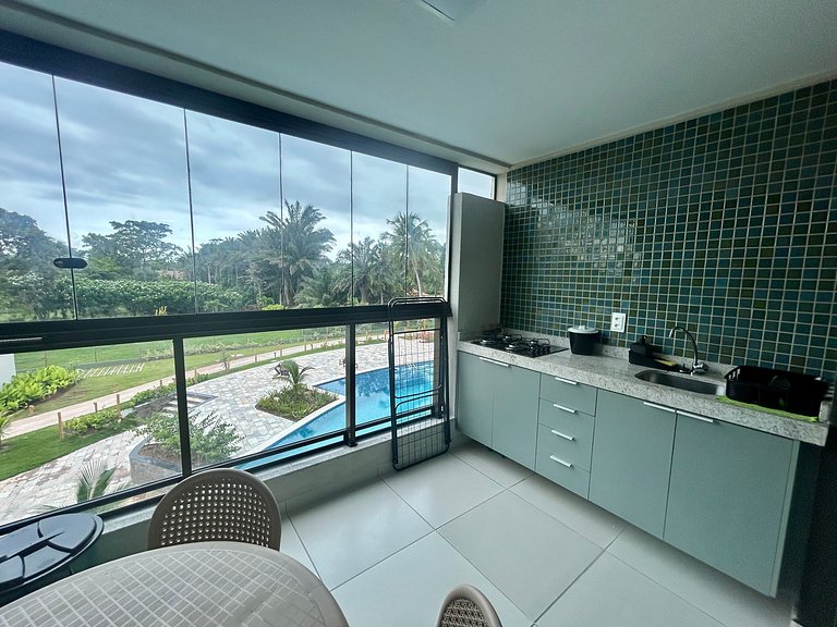 Studio de luxo beira-mar na Praia dos Carneiros