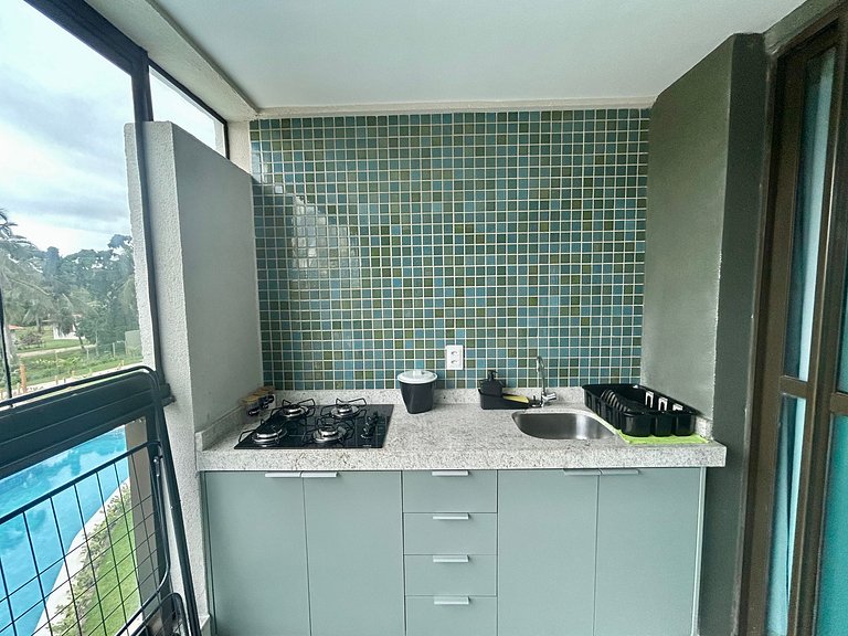 Studio de luxo beira-mar na Praia dos Carneiros