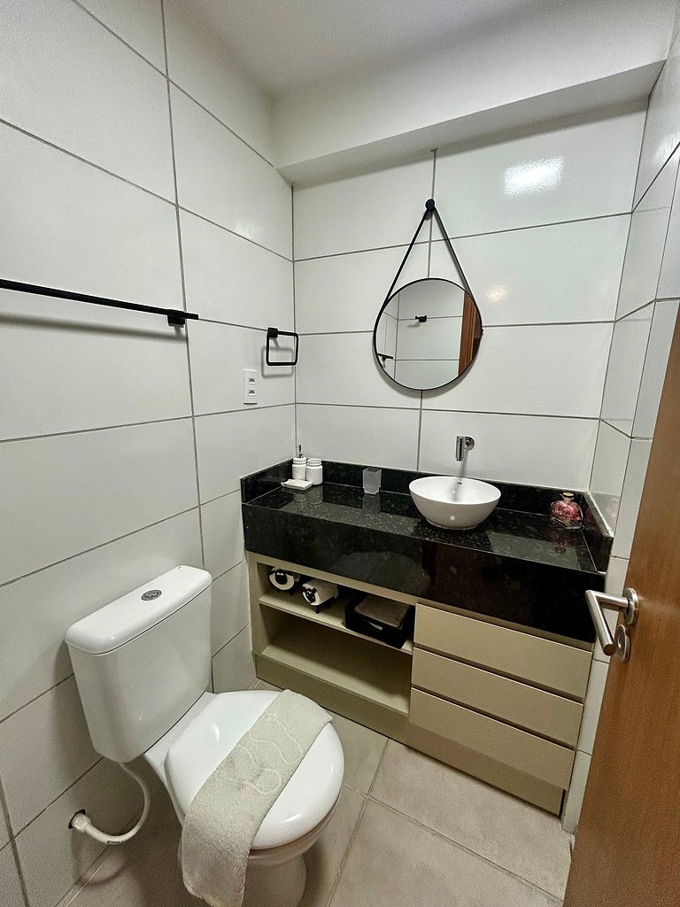 Loft com mezanino na Praia dos Carneiros