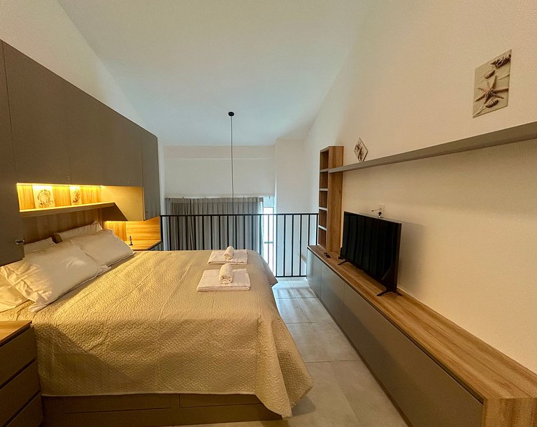 Loft com mezanino na Praia dos Carneiros