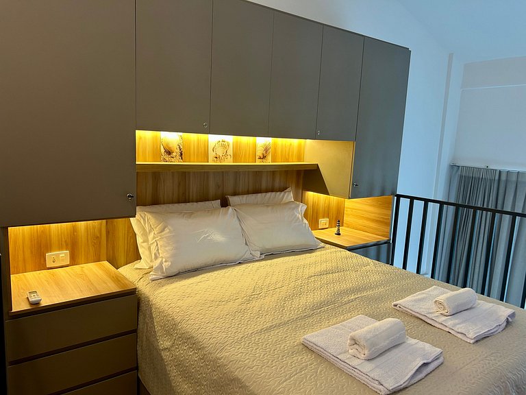 Loft com mezanino na Praia dos Carneiros