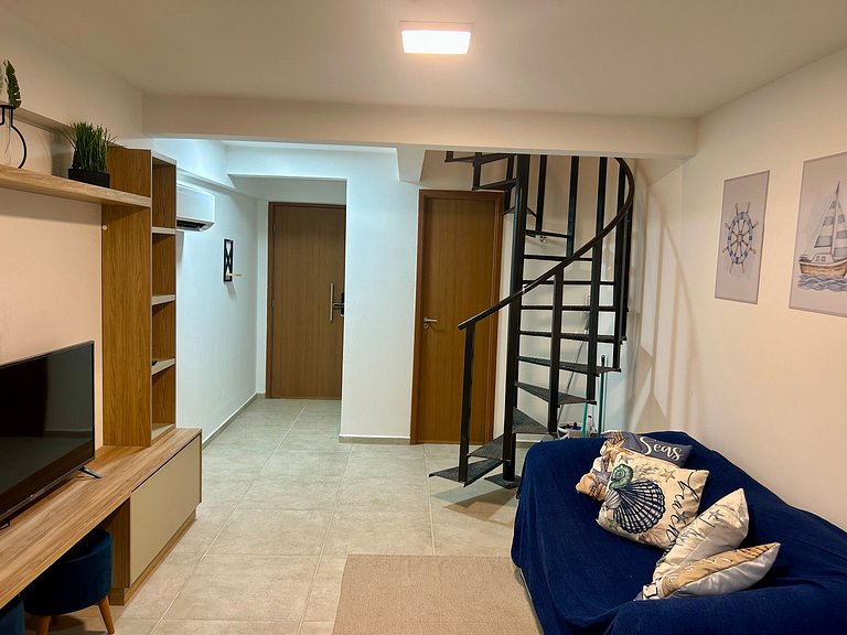 Loft com mezanino na Praia dos Carneiros