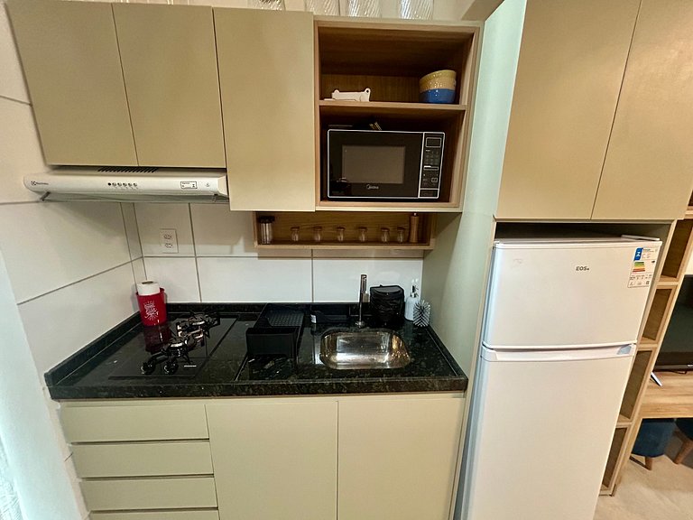 Loft com mezanino na Praia dos Carneiros