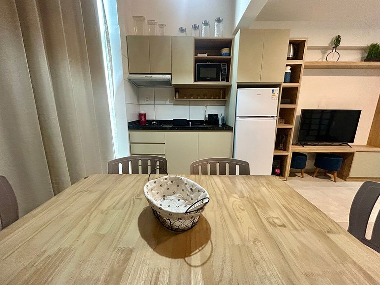 Loft com mezanino na Praia dos Carneiros