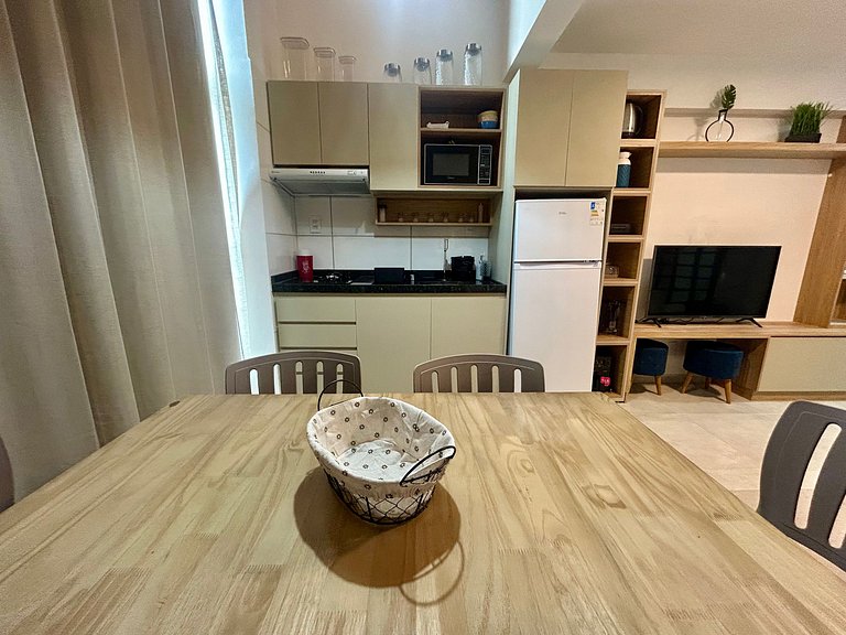 Loft com mezanino na Praia dos Carneiros