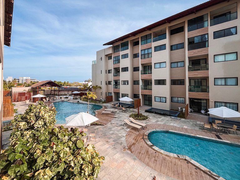 Loft com mezanino na Praia dos Carneiros