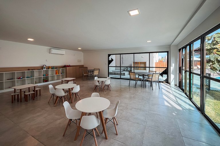 Loft com mezanino na Praia dos Carneiros