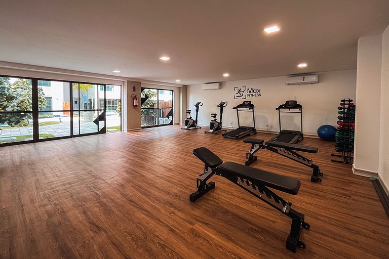 Loft com mezanino na Praia dos Carneiros