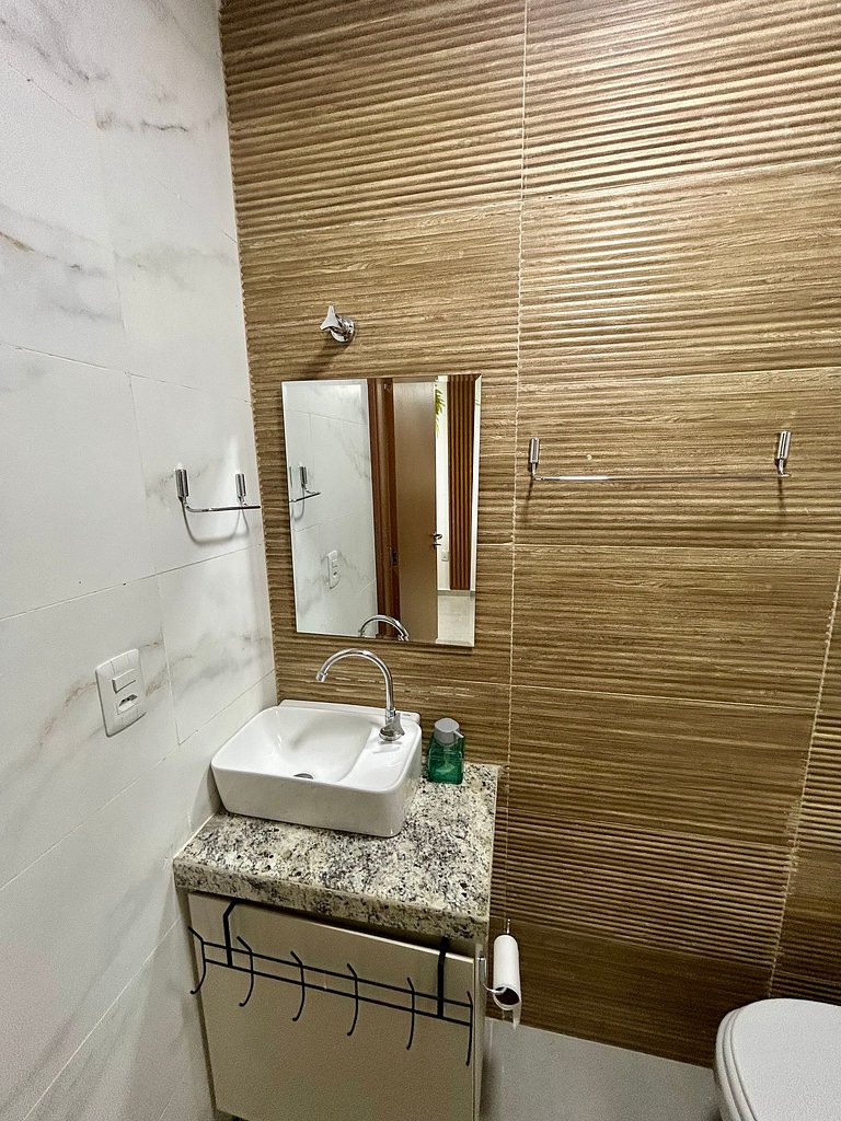 Apê ao lado da Vila Padre Arlindo e 200m do mar