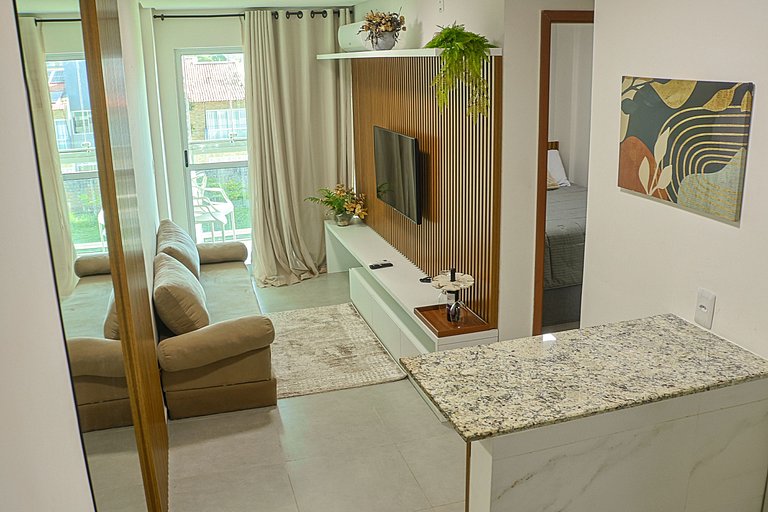 Apê ao lado da Vila Padre Arlindo e 200m do mar