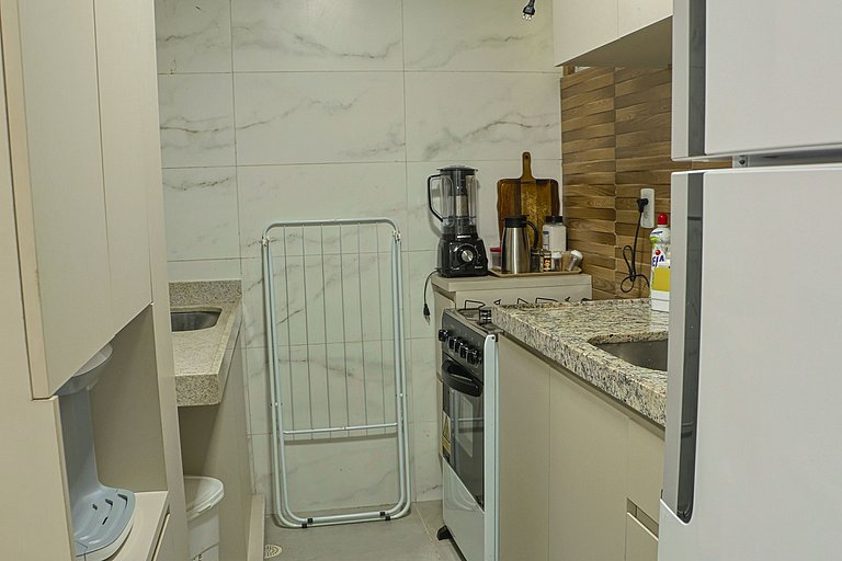 Apê ao lado da Vila Padre Arlindo e 200m do mar