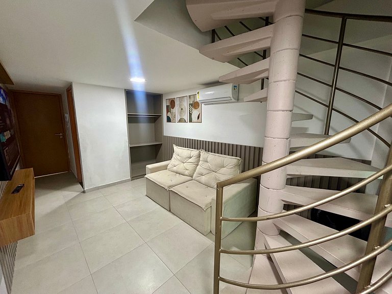 Loft duplex na Praia do Cupe