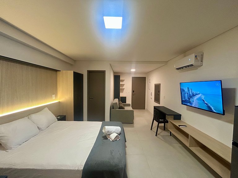 Studio de luxo no coração de Boa Viagem