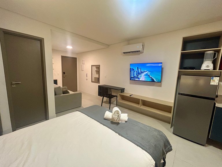 Studio de luxo no coração de Boa Viagem