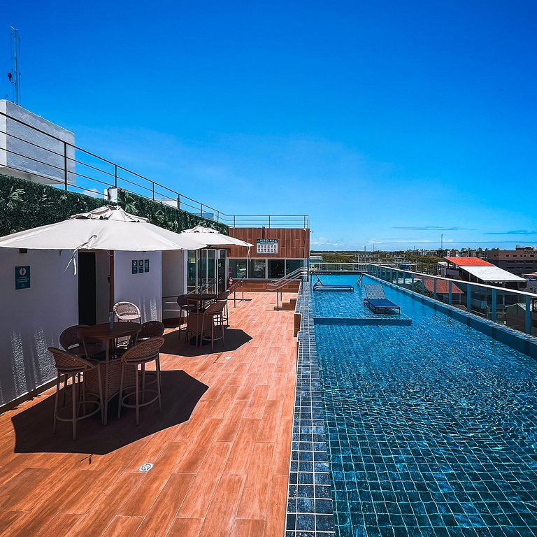 Estúdio moderno no centro de Porto de Galinhas